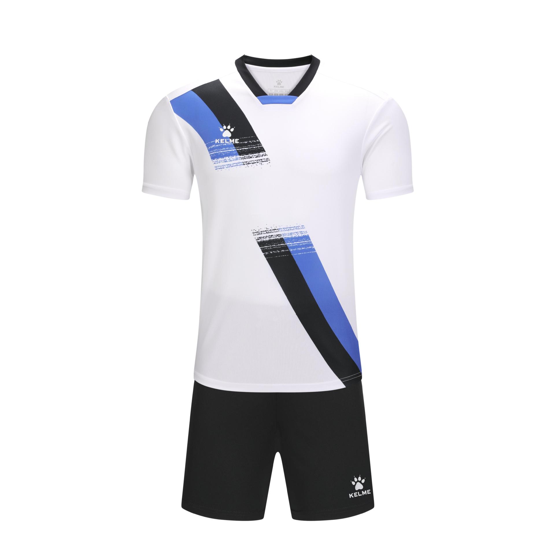 kelme卡尔美足球服套装 男队训练比赛用球队队服可印号8351zb1083