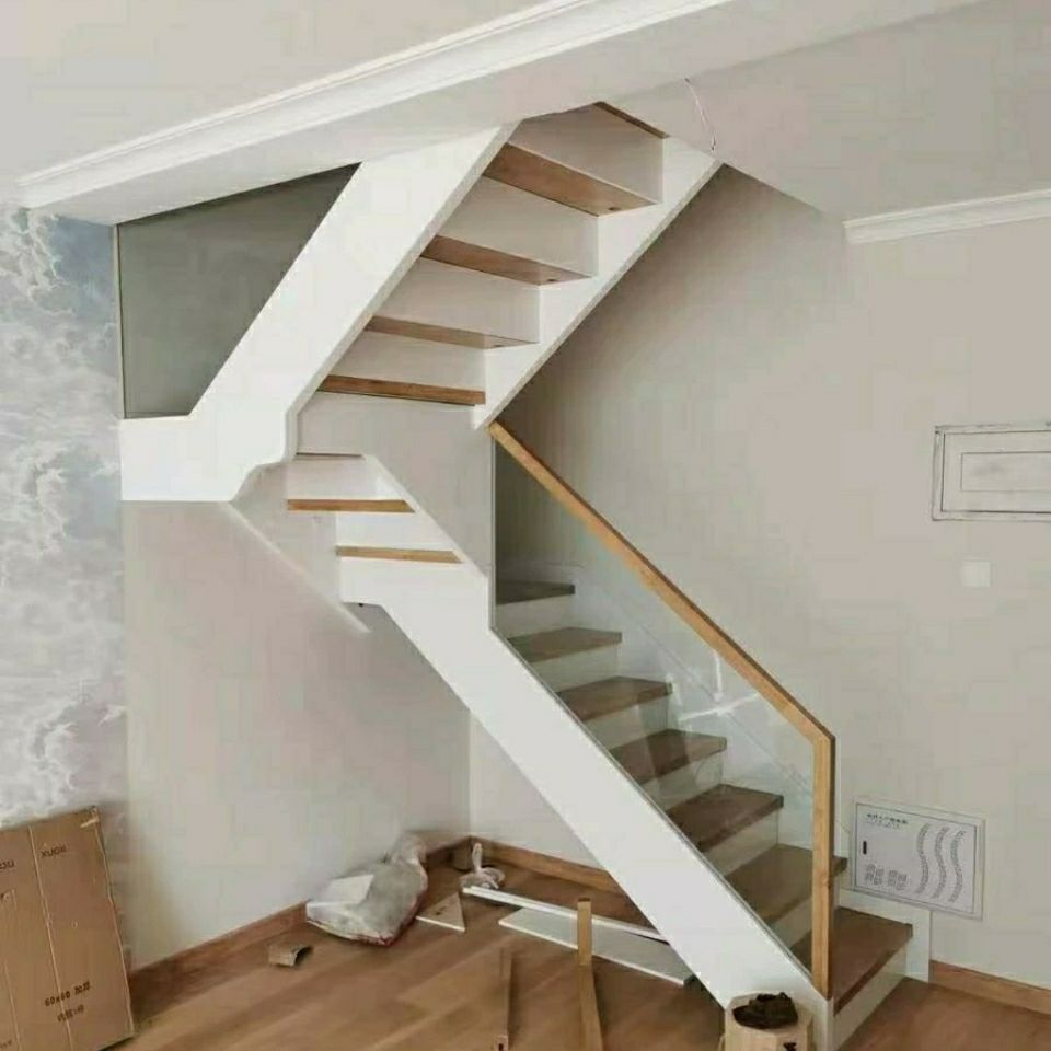 玻璃不开孔栏杆地槽钢板槽楼梯玻璃扶手栏板阳台走廊地面卡槽扶手