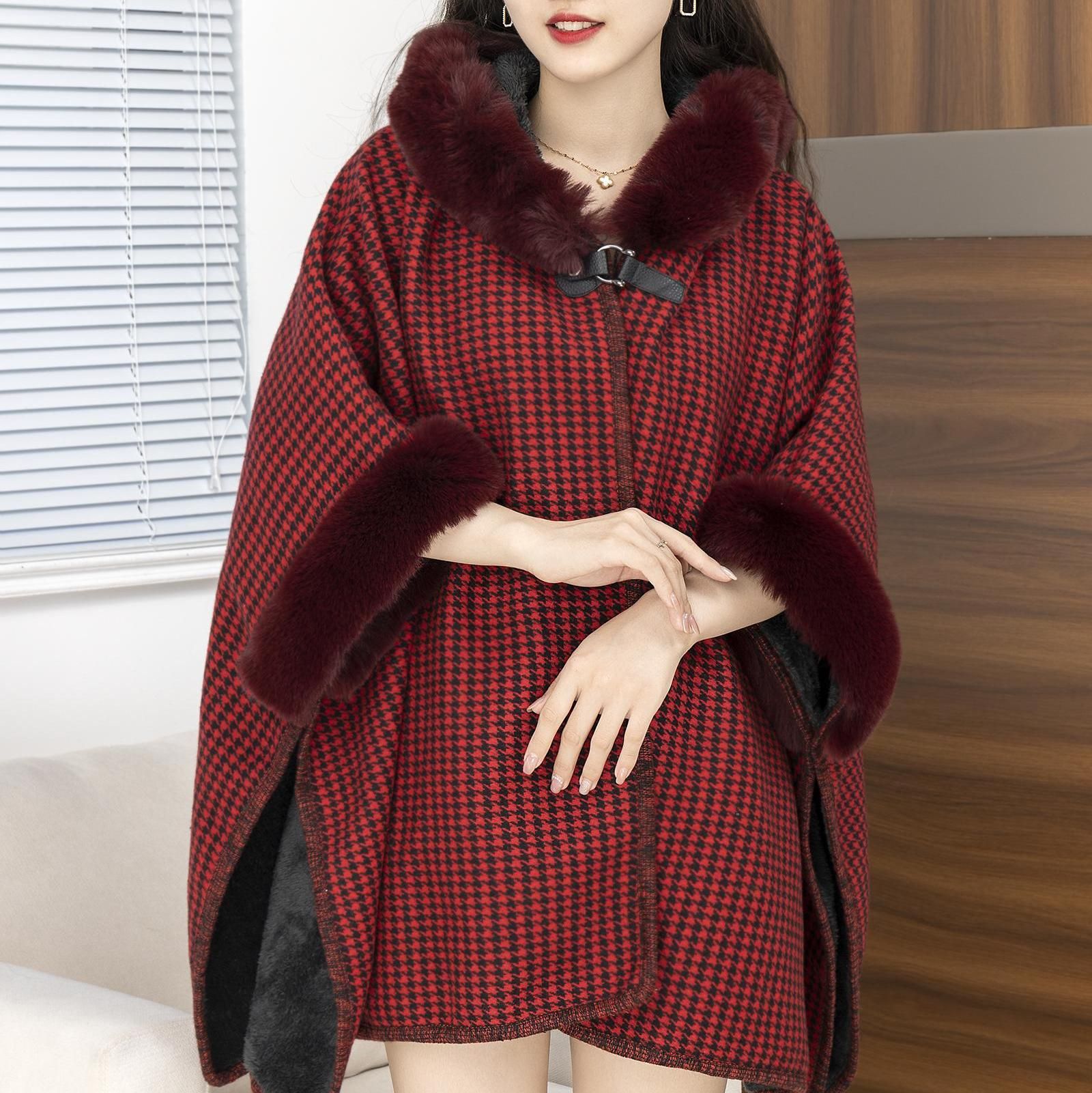 斗篷衣外套短款