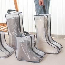 旅行鞋袋装鞋子的袋子家用长靴短靴子收纳袋防尘防潮透明鞋套大幅