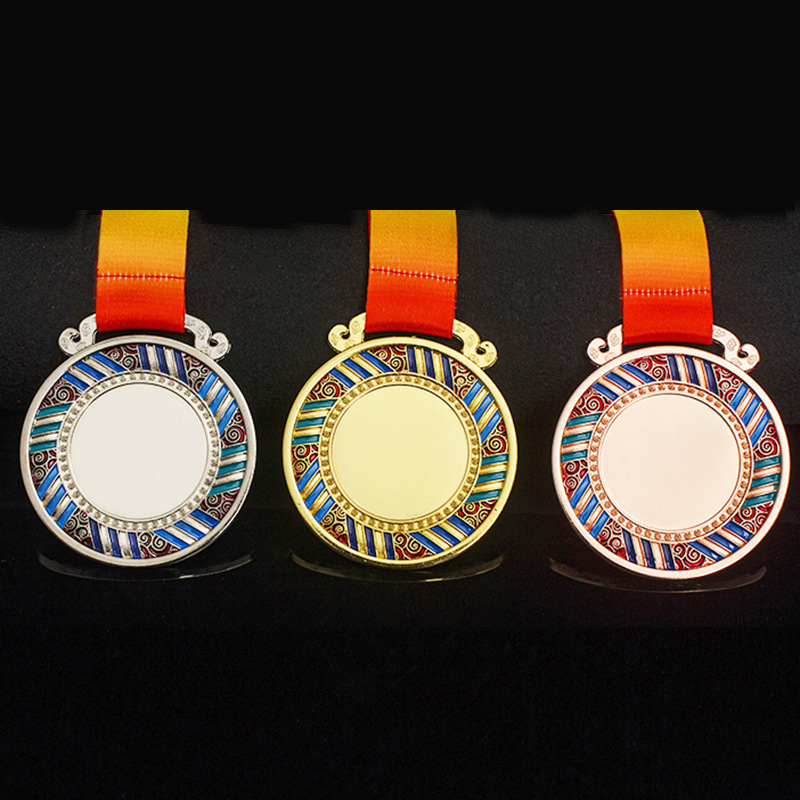 Factory Direct Supply Sports Event Honor Medal Paint Metal Listing Creative Hollow Medal Spot Supply