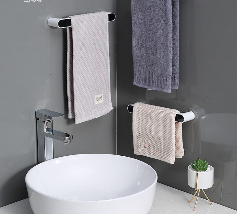 Bathroom Suction-Type Rack Bath Towel Rack