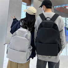校园简约百搭大容量双肩包男女高中大学生书包运动休闲背包电脑包