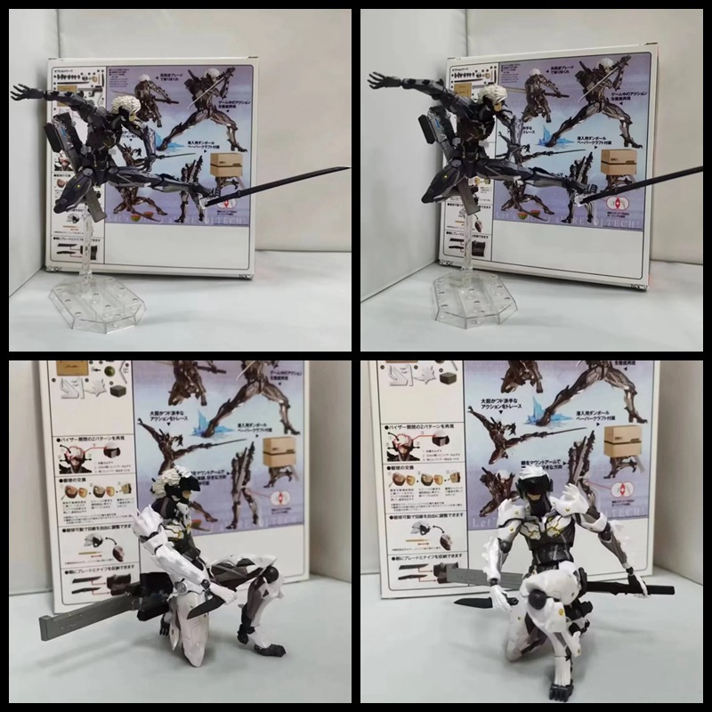 raiden崛起 山口式 合金装备 雷电 蛇叔 可动人偶 模型 盒装手办