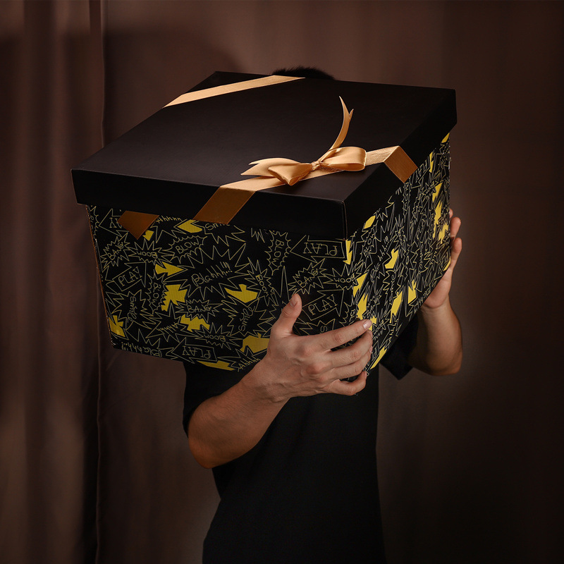 超大礼物盒包装盒大号空盒创意生日礼盒男生款特大零食盒子空箱子