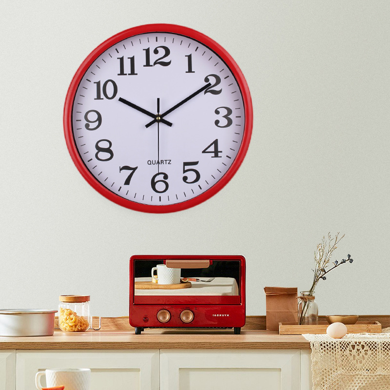 Modern Minimalist Wall Clock Living Room Bedroom Office Clock Mute Cartoon Modern Creative Pocket Watch Quartz Clock Wholesale