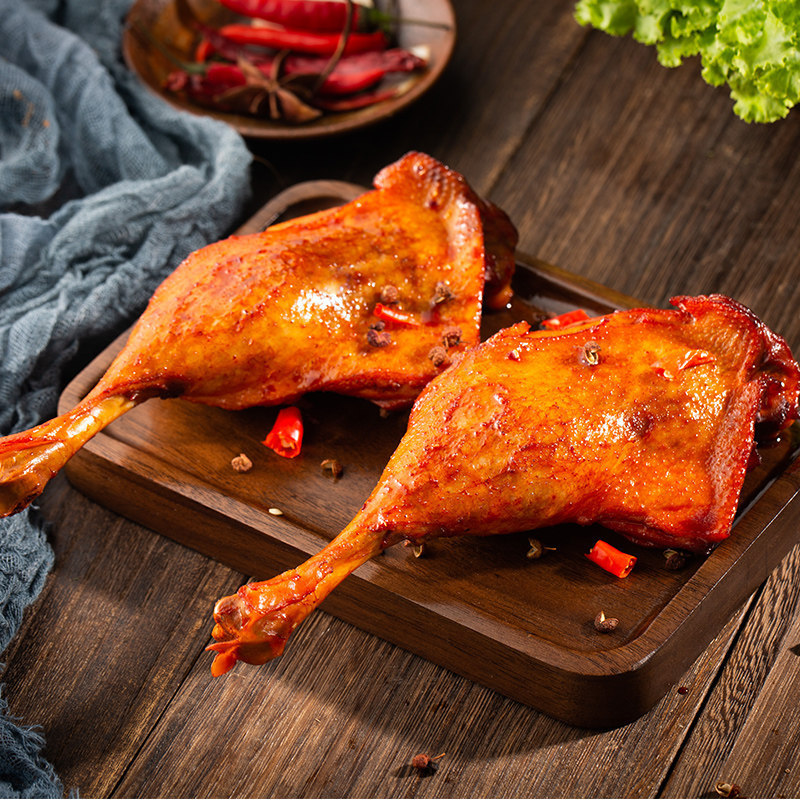 曹老板 鸭腿左腿留给我甜辣味110g 熟食办公室小零食休闲食品小吃