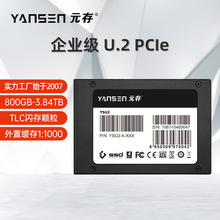 元存（YANSEN） U.2 NVMe固态硬盘 800g 3.84TB 企业级服务器 SSD