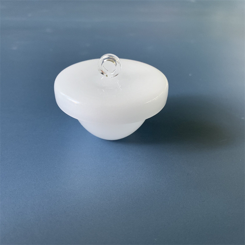 定制乳白色石英管熔融坩埚 电弧石英坩埚 石英仪器不透明石英坩埚