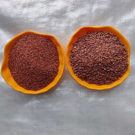 现货供应樱桃红砂子 真石漆用砂 建筑外墙水磨石骨料彩砂