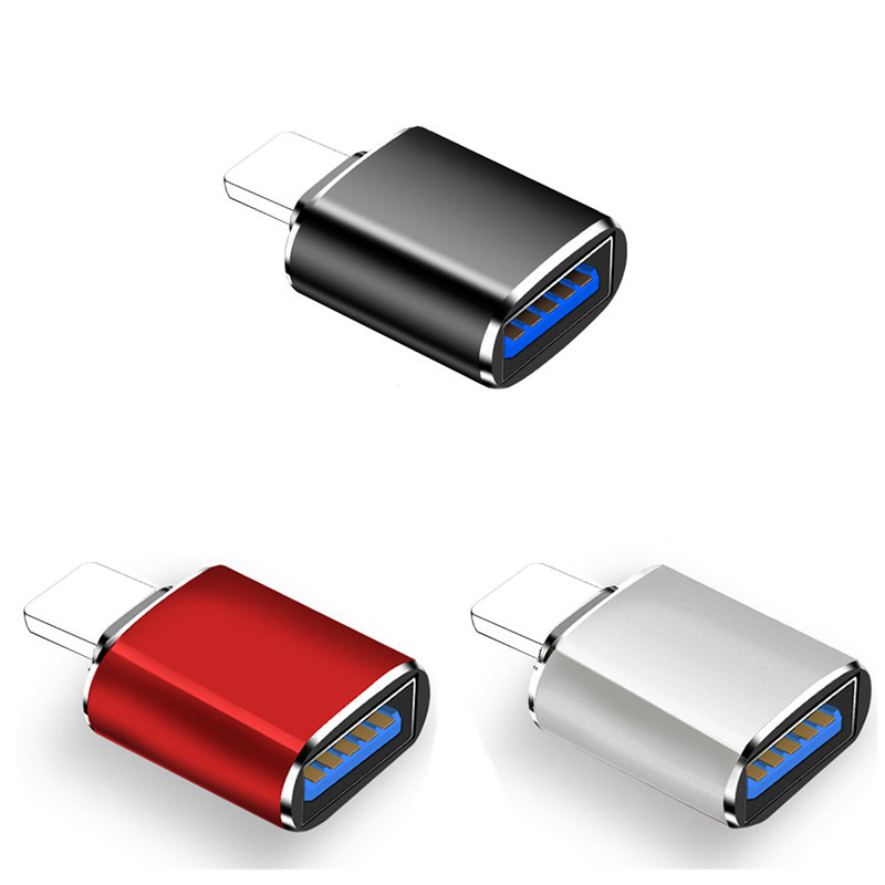 Applicable to Apple OTG Adapter U Disk Sound Card Reader Lightning Converter USB iPhone Mobile Phone