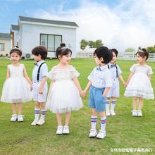 六一儿童合唱演出服男童女童蓬蓬裙中小学生大合唱团朗诵表演服装