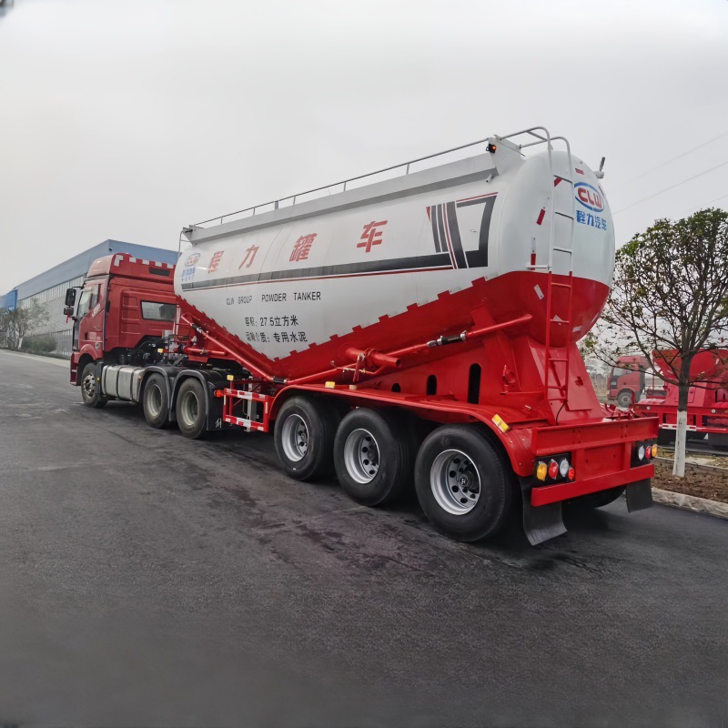 轻量化挂车 粉粒式物料运输车 38立方散装水泥罐车 罐式半挂车