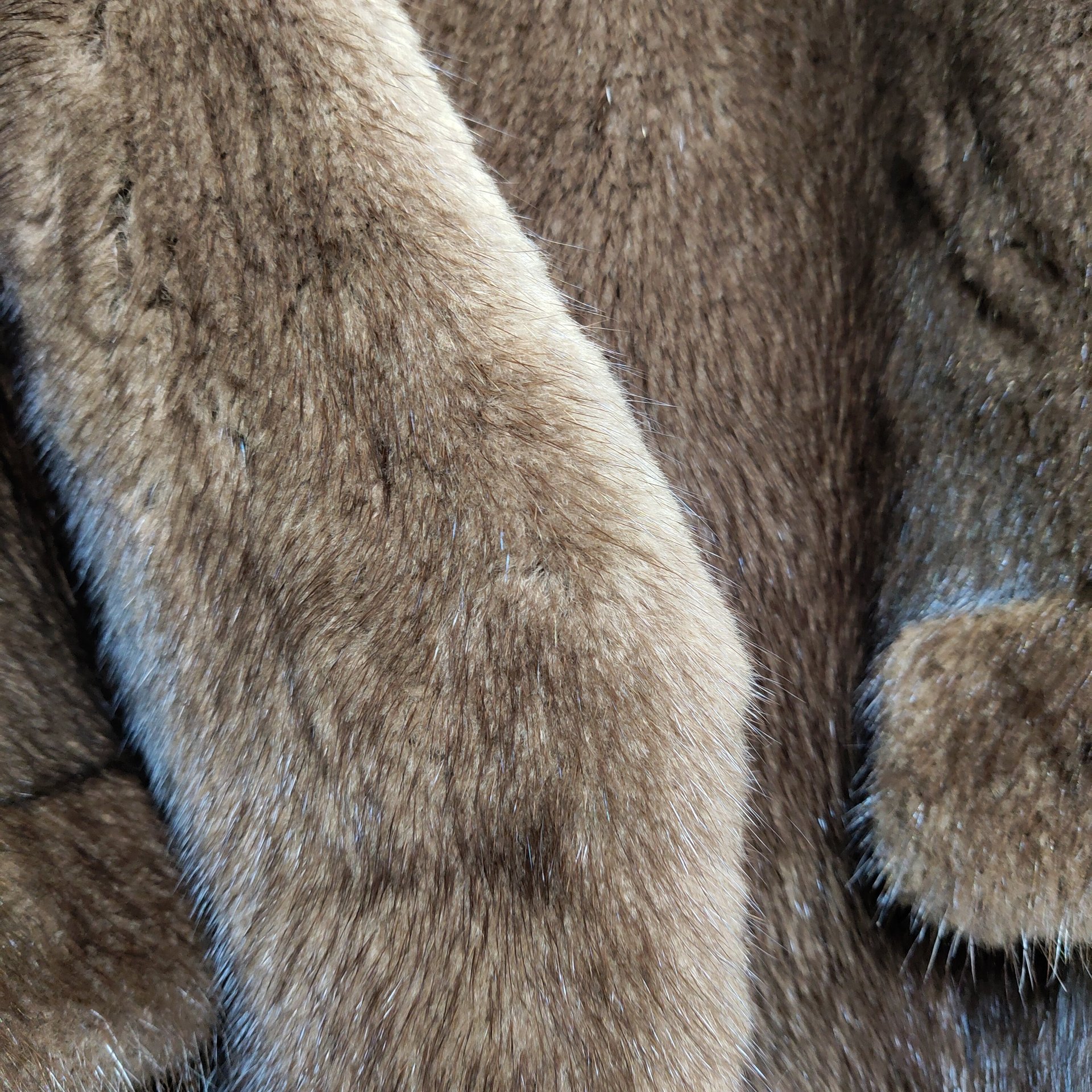 2021进口天鹅绒哥本哈根紫标级水貂咖啡貂本色休闲款皮衣皮草批发