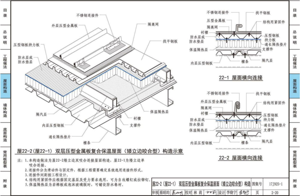 17j925-1设计参数d3反射型防水透汽膜 压型板金属屋面和外墙用