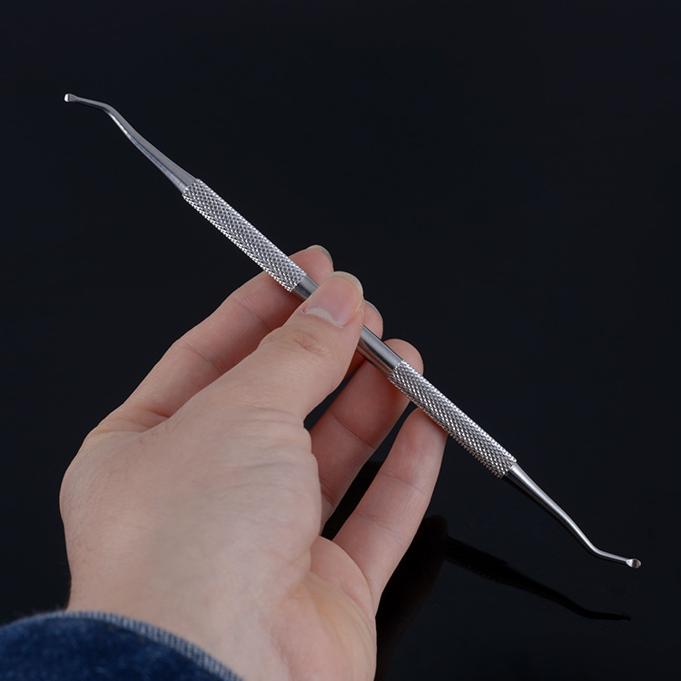 现货批发双头剔甲器甲沟钳指甲护理工具指甲挑指甲美甲工具
