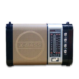迷你小型最新款全波段便捷式收音机高端复古带手电筒u盘/tf卡播放