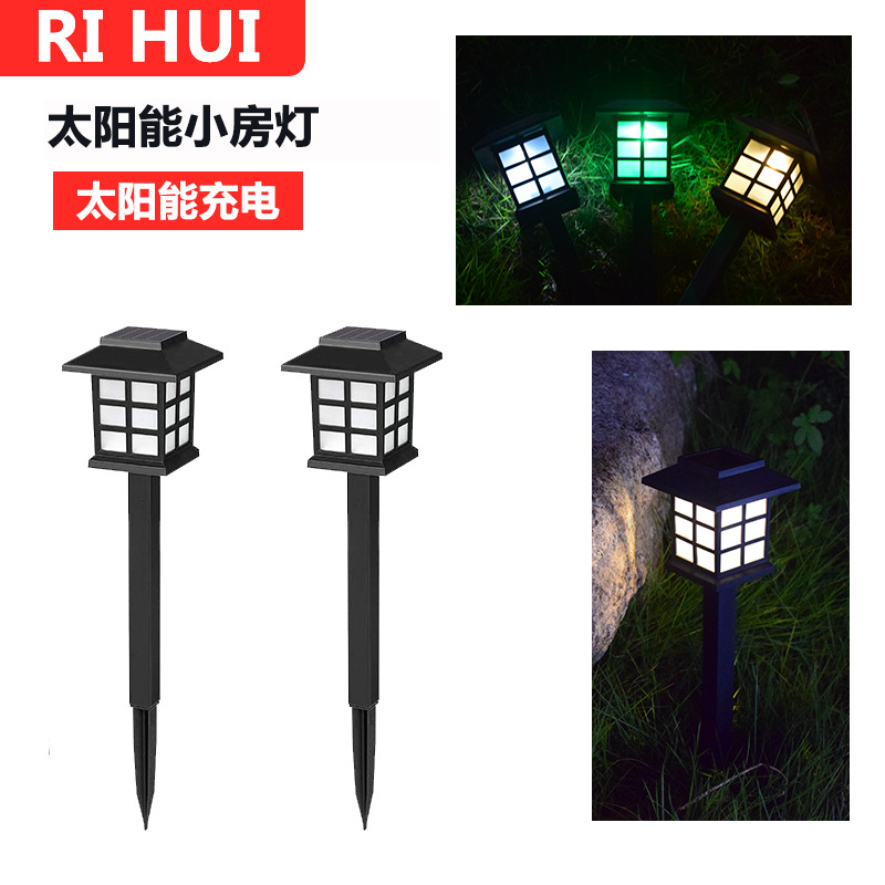 cross-border solar lawn lamp outdoor waterproof courtyard landscape lamp garden villa small yard decoration small room light