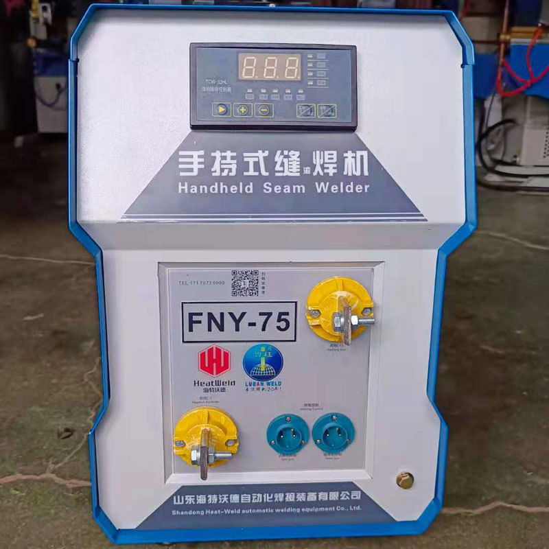 小型手持滚焊机手动排气管包管滚焊机可移动不锈钢丝网片滚焊接机
