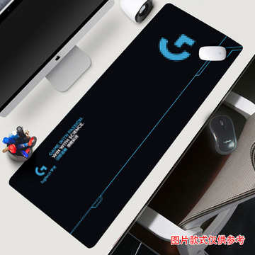 电竞游戏鼠标垫办公学习电脑桌垫紧密锁边个性网咖超大号键盘垫