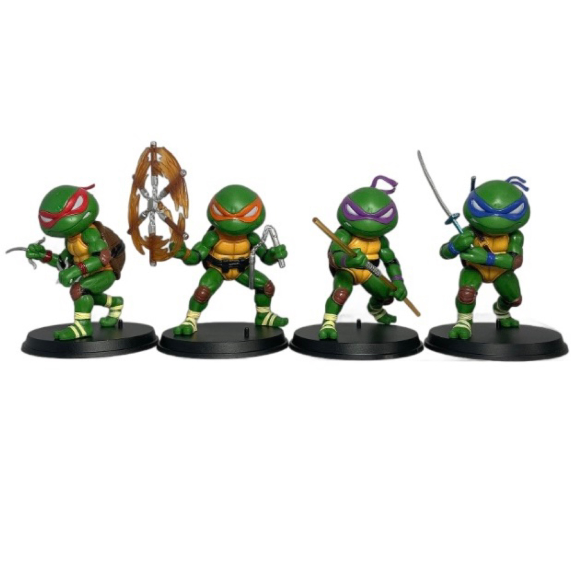 跨境新品 忍者神龟动漫手办 忍者鬼手办摆件 车载桌面二次元景品