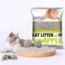 lovesand膨润土猫砂  盖臭结团猫沙膨润土结团猫砂 猫咪用品10L