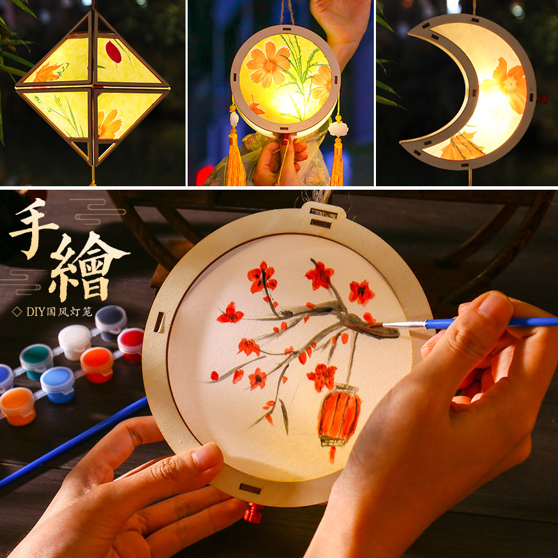 创意绘画灯笼
