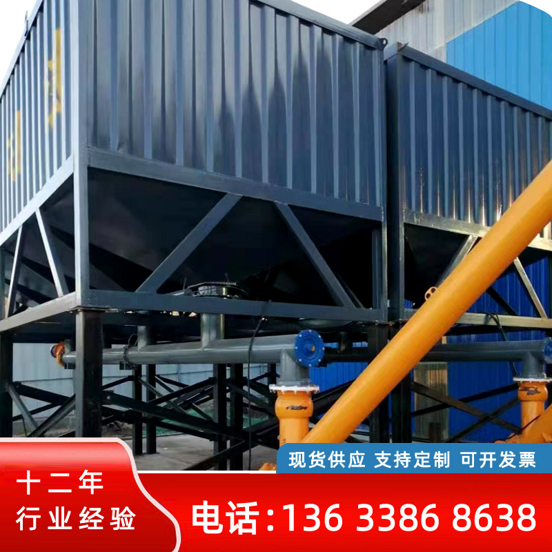 散装卧式水泥罐水泥仓 水泥粉煤灰储存料仓 免基础可移动水泥罐