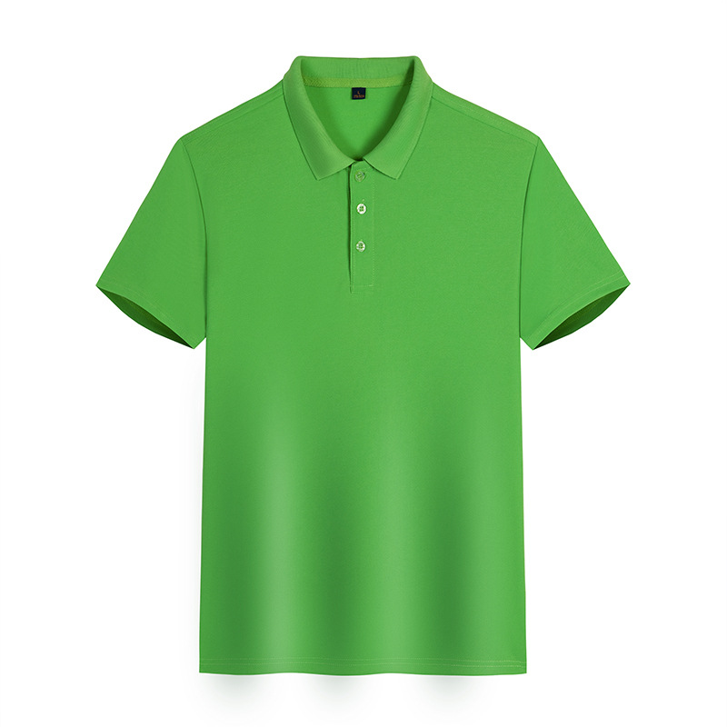 2022年新款夏季休闲条纹透气户外运动服高尔夫polo衫男短袖logo