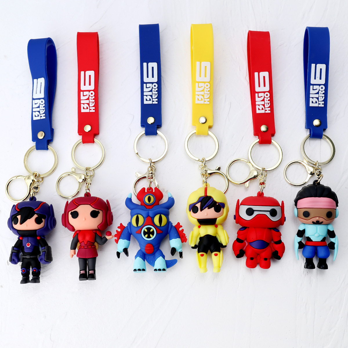 Cartoon Super/Neng Marine Corps Silicone Doll Keychain Pendant White a Hong Fede Bag Car Pendant Gift