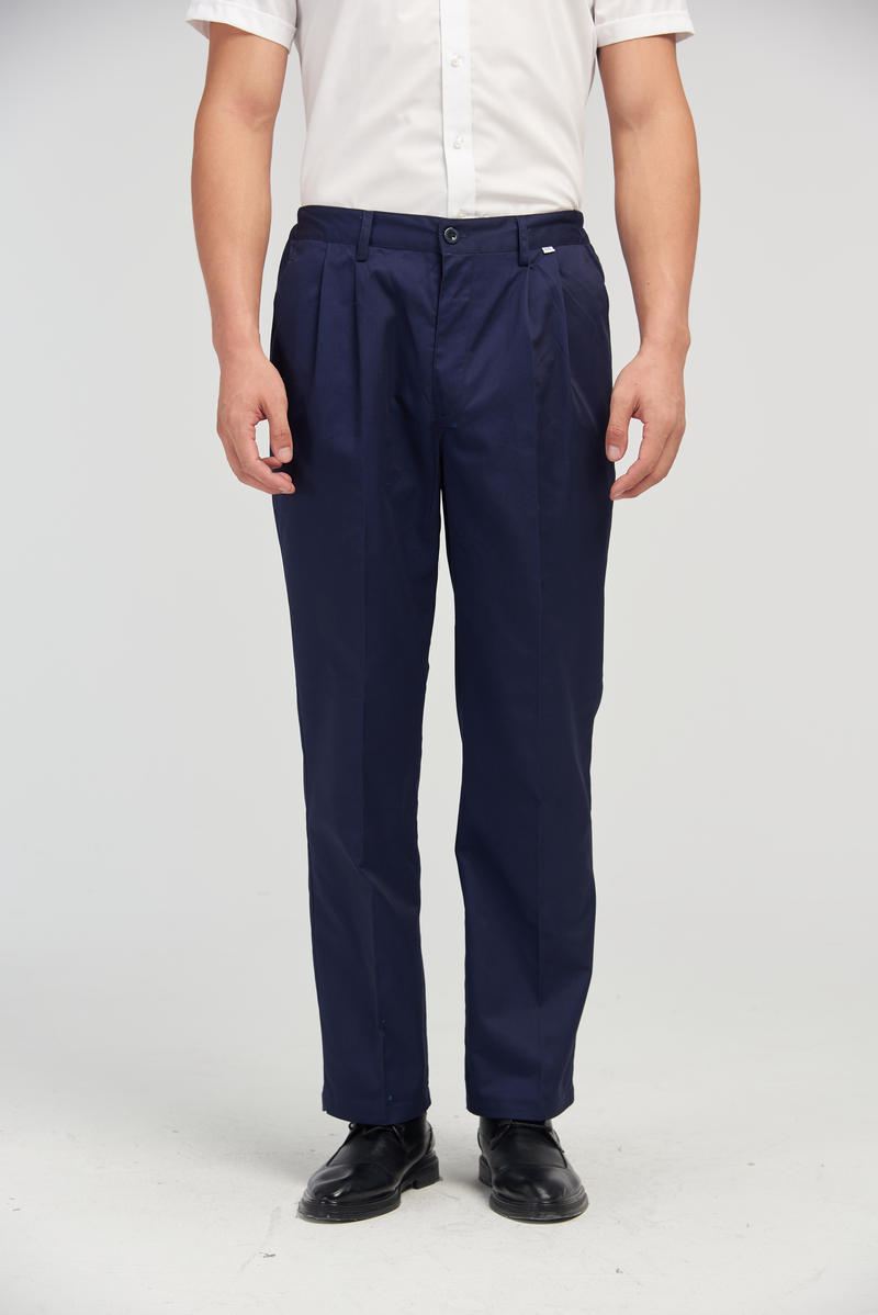 保安裤子男式西裤黑色藏青色夏季工作裤夏季裤子工装男士制服裤子