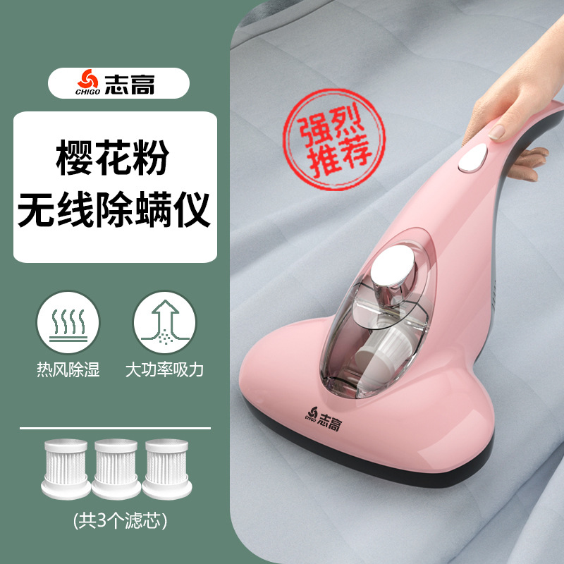 Mites Instrument Household Handheld Wireless Small Bed UV Sterilization Mite-Removal Vacuum Cleaner Factory in Stock