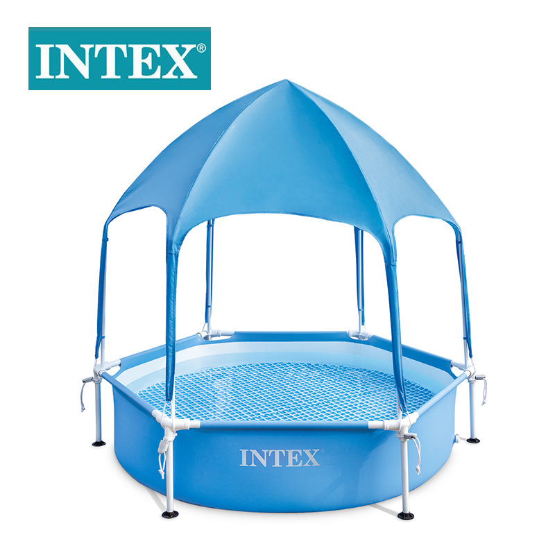 intex28209 sunshade pool 200.00cm round pipe rack pool adult bracket pool wholesale