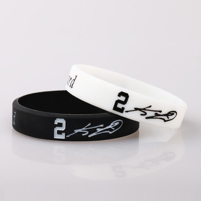 伦纳德手环莱昂纳德腕带马刺小卡手环周边篮球运动硅胶手带饰品男