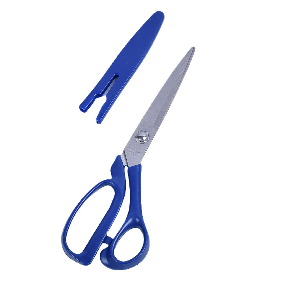 Tailor Scissors Lightweight Scissors Clothing Scissors Plastic Red Handle Scissors Blue Handle Scissors Mixed Color Wholesale