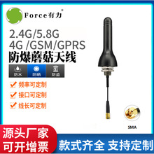 4g lte/GSM/2.4G/433M蘑菇头防水天线物联网充电桩wifi机柜天线