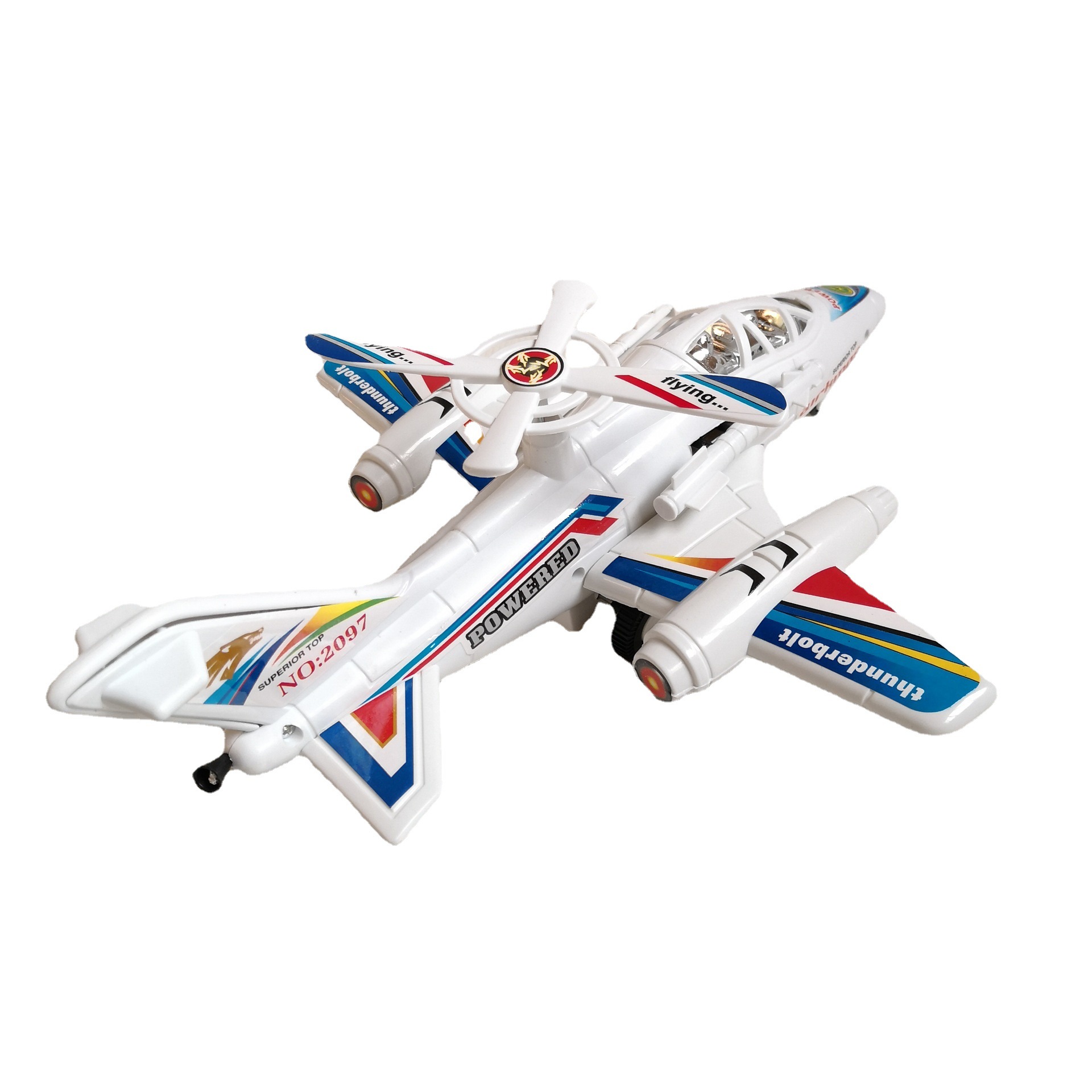 拉线回力飞机 儿童玩具惯性歼击机模型批发地摊庙会年货跑江湖