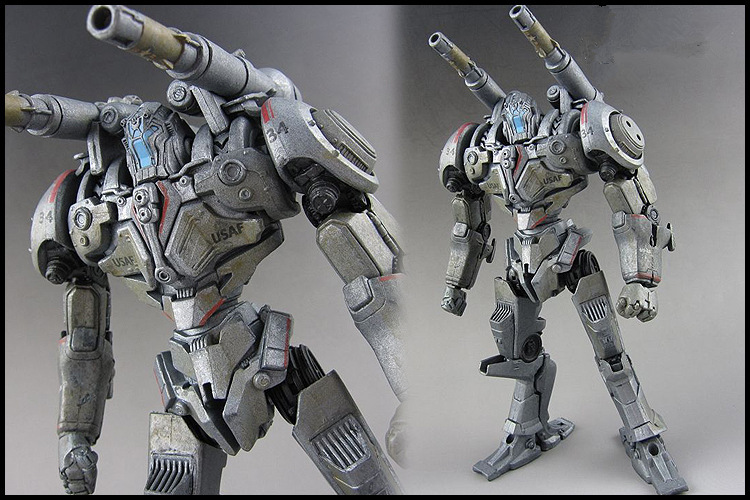 neca环太平洋手办中国机甲暴风赤红突袭者尤里卡可动人偶模型摆件