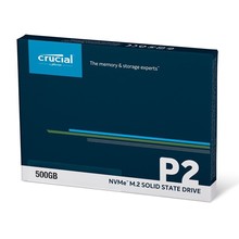 适用英睿达CrucialP2 SSD电脑固态硬盘 500G 2T M.2接口NVMe协议