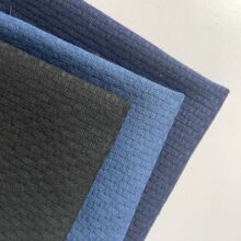 提花砖块花型工装潮牌外套服装面料剑道服道服装饰面料