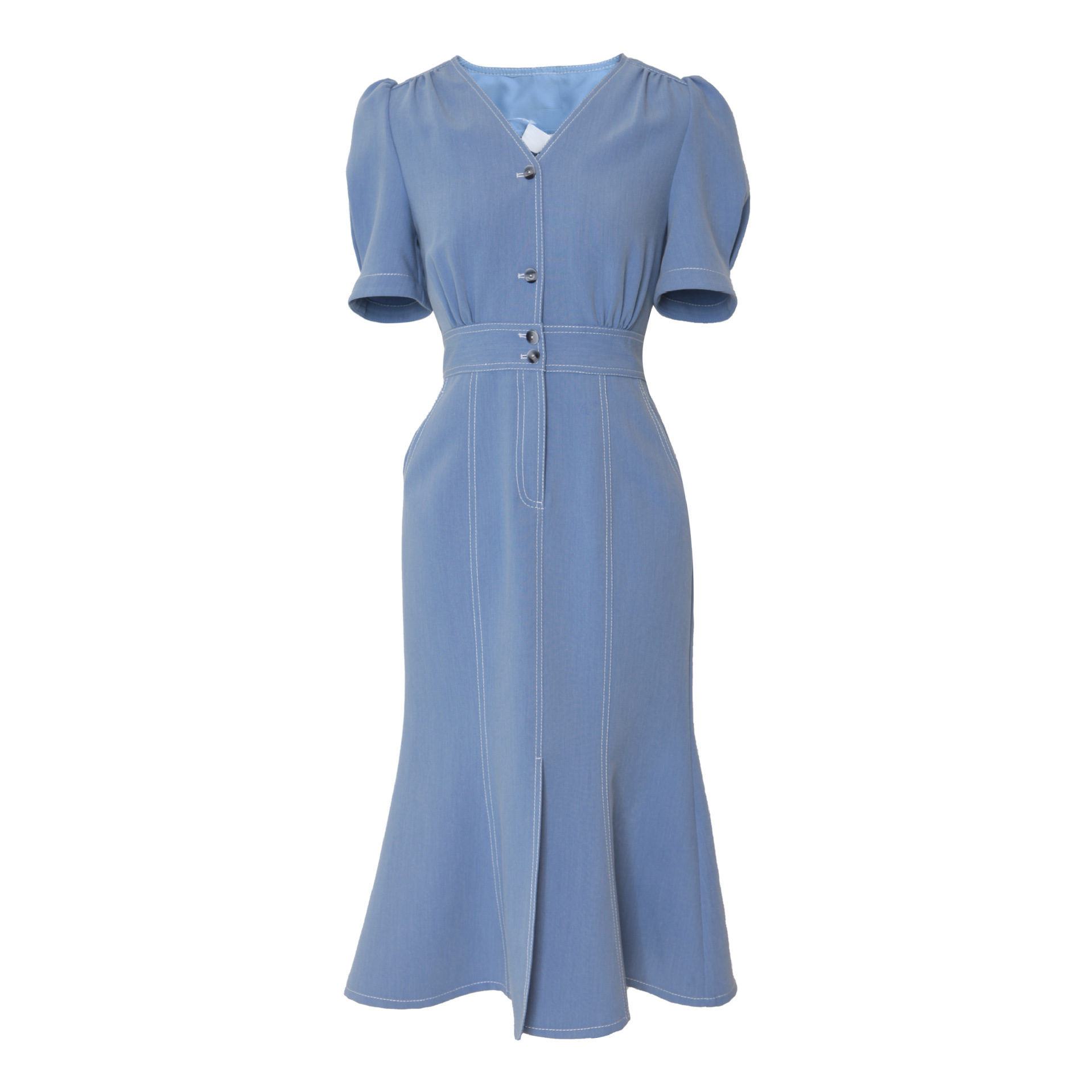 0成交0件连衣裙654b501440a-24夏天格子紫色棉短裙款式中式民族风背心