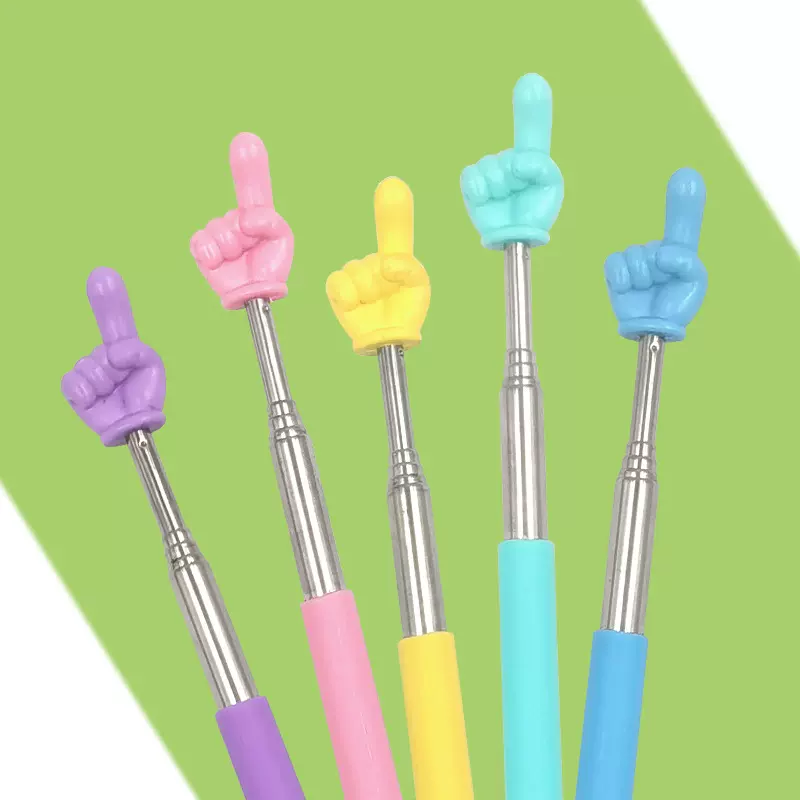 不锈钢伸缩指读棒儿童阅读手指指读棒指挥棒教鞭黑板教师教学杆子