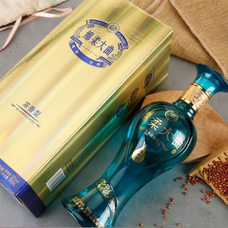 白酒纯粮正宗52度绵柔大曲浓香型整箱批发特价中秋过年送礼-阿里巴巴