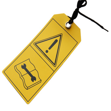 反光防水耐晒不干胶彩色pc片安全标识标牌警示贴纸标识