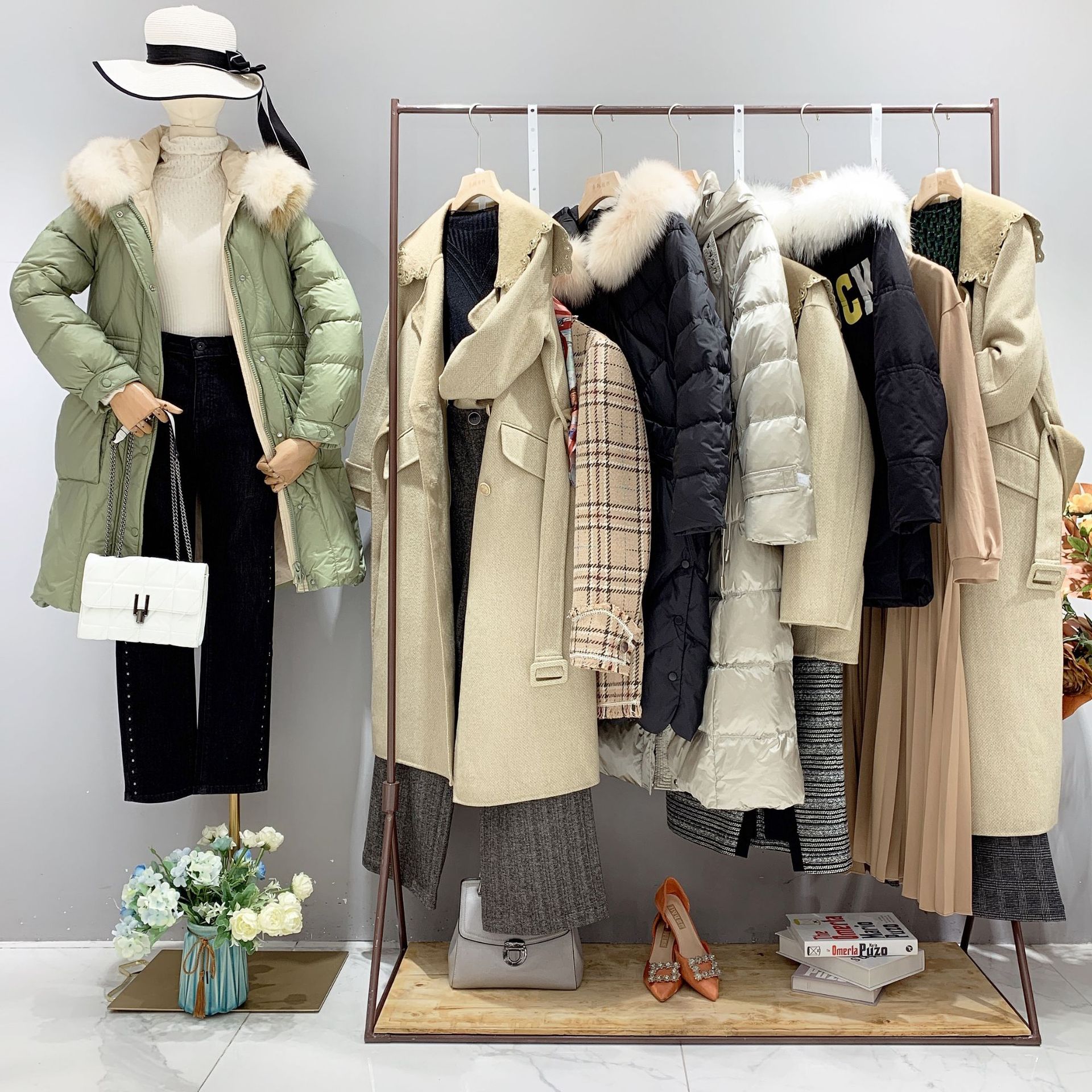 贝茜妮品牌折扣女装大牌撤柜女装lily冬剪标抖音直播女装货源