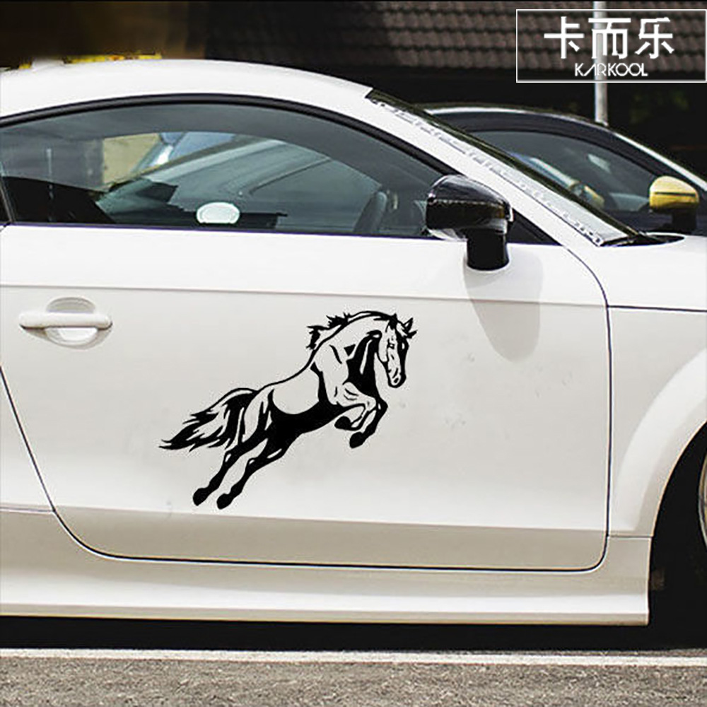 飞马奔马车贴汽车外观车身大面积遮挡划痕贴纸创意个性装饰贴花