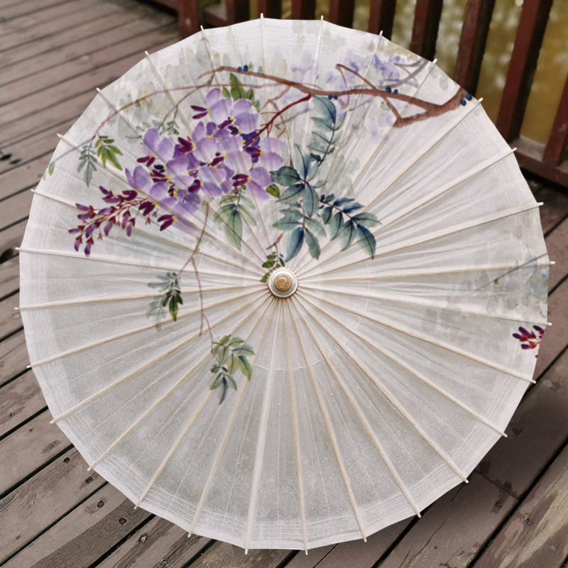 厂家批发古风油纸伞女防雨防晒实用中国风传统纯手工复古汉服道具