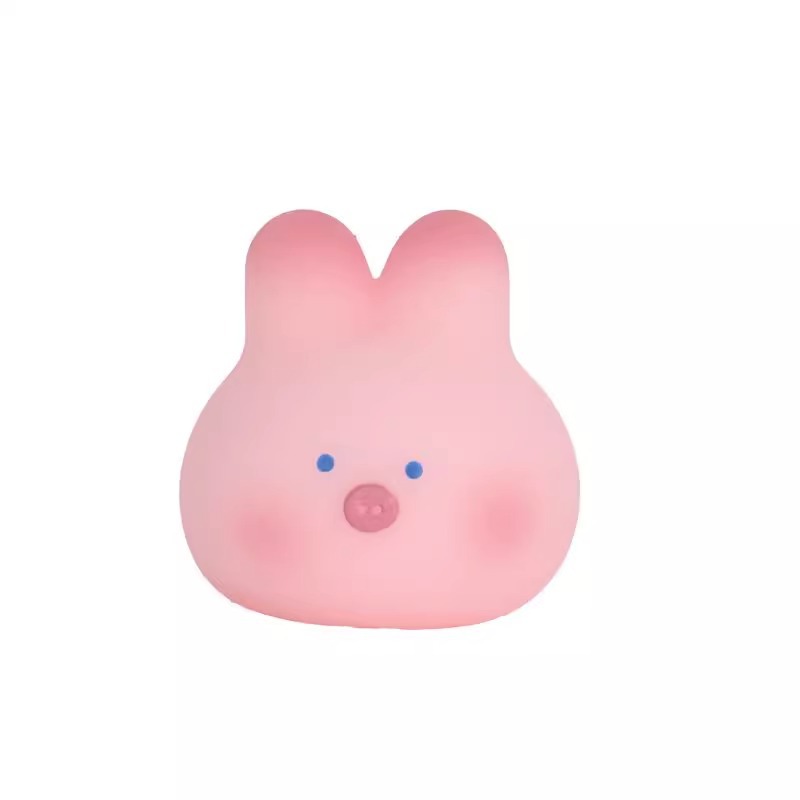 Sangzhi Same Creative Cherry Blossom Pig Decompression Rabbit Squeezing Toy Decompression Artifact Internet Hot Toy in Stock Wholesale