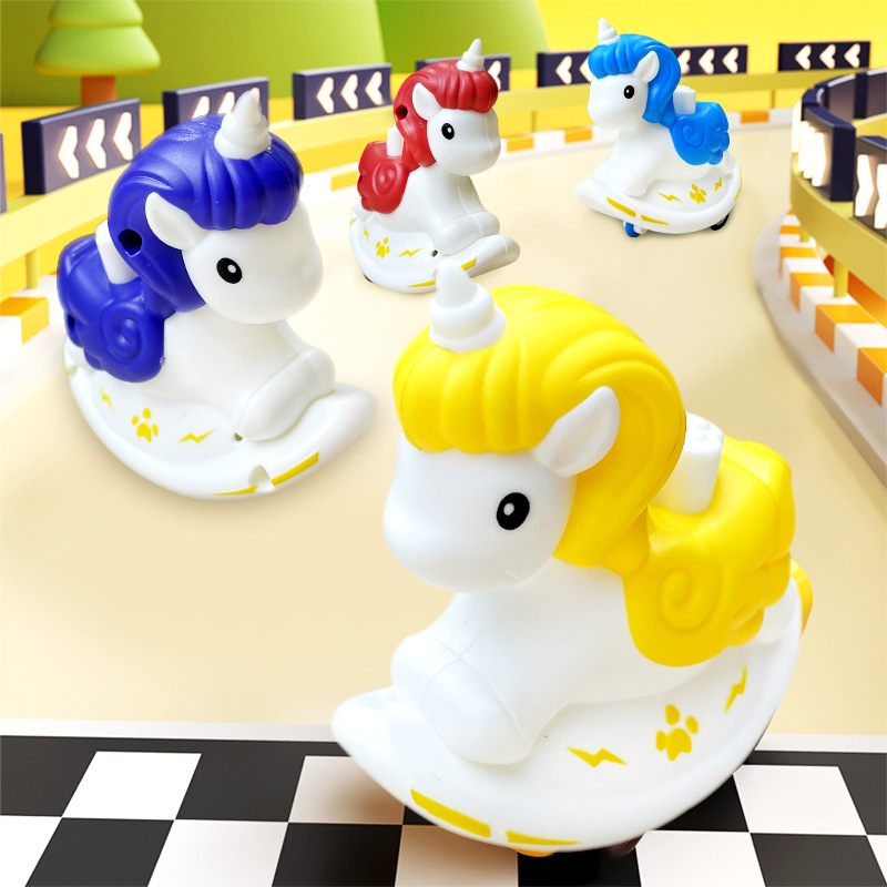 New Unicorn Toys Press Inertia Catering Foreign Trade E-Commerce Best-Selling Cartoon Popular Small Toys Wholesale