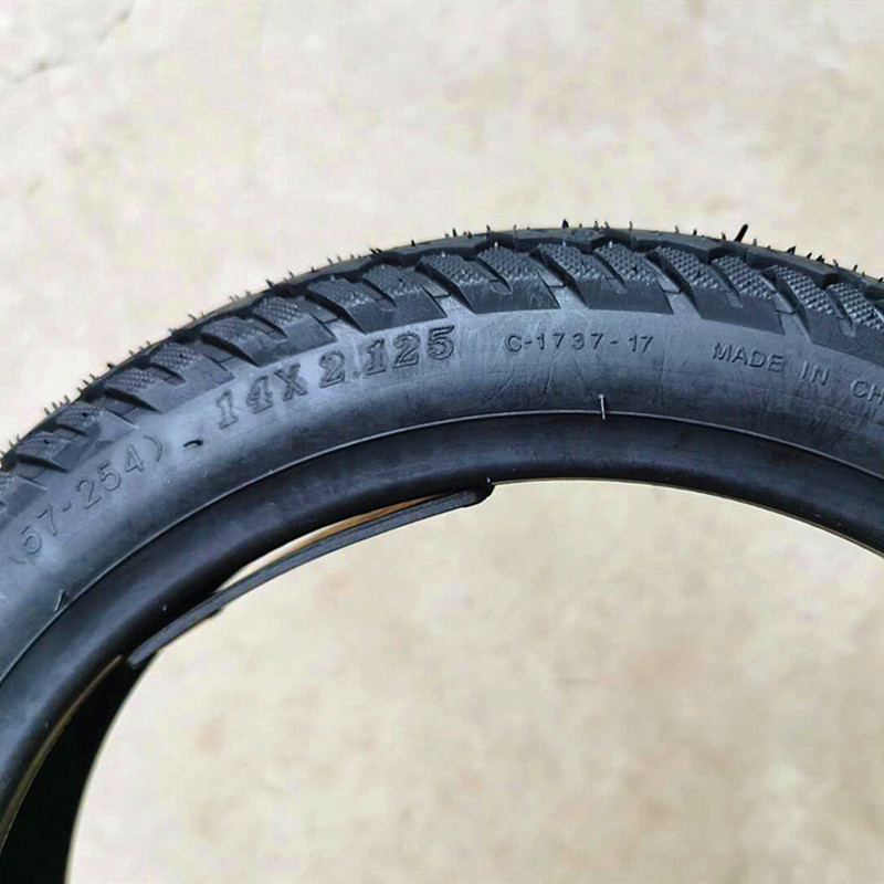 cst正新14*2.125犀牛王真空胎电动车防刺真空胎c1737电动车外胎